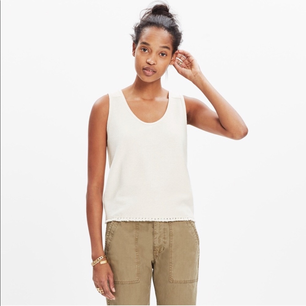 Madewell cropped tank top